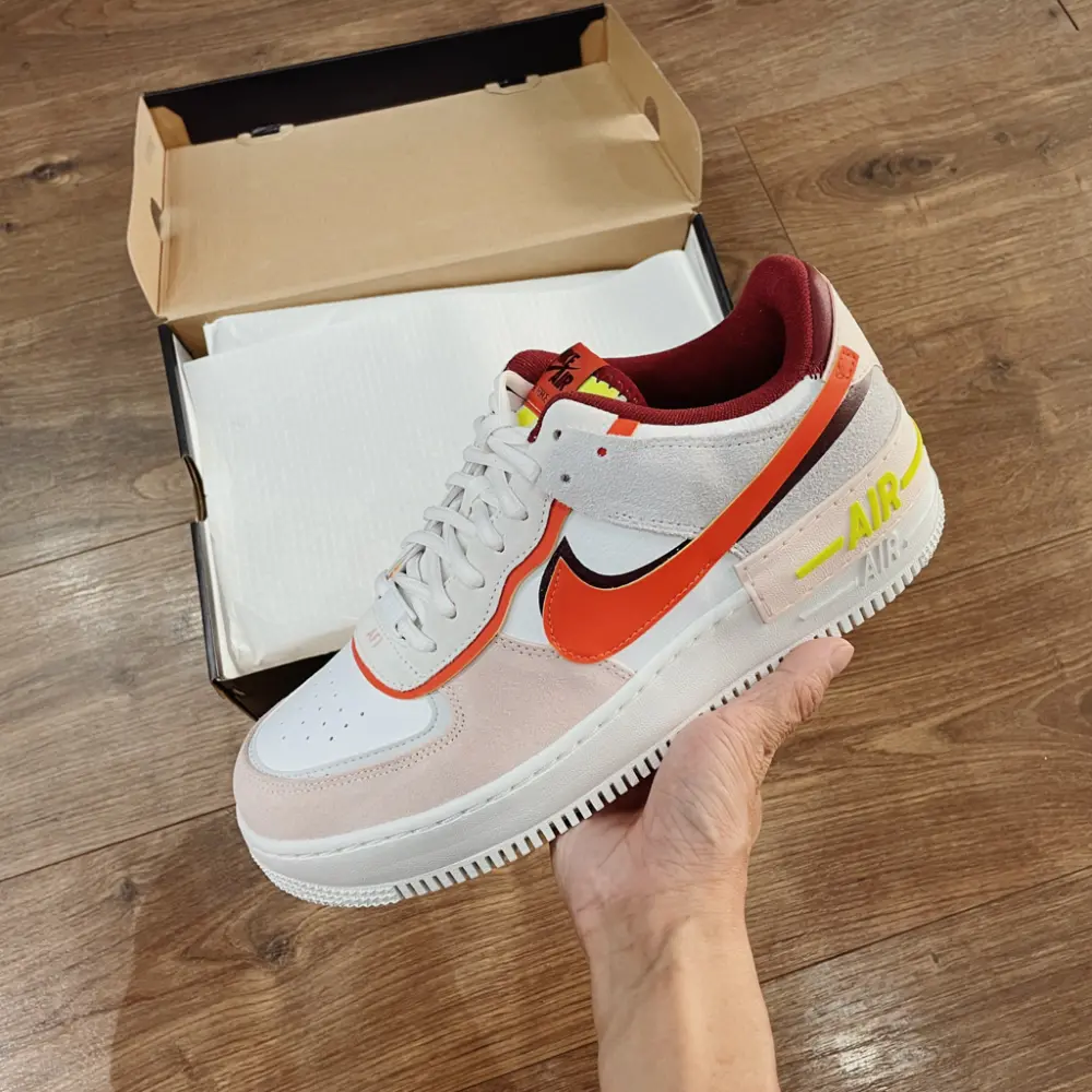 Giày Nike Wmns Air Force 1 Shadow 'Team Red Orange Pearl' CU8591-600 - Ảnh 10