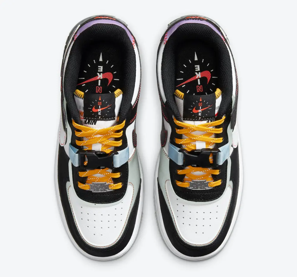 Alternative view of Giày Nike Wmns Air Force 1 Shadow 'Spiral Sage' DC2542-001
