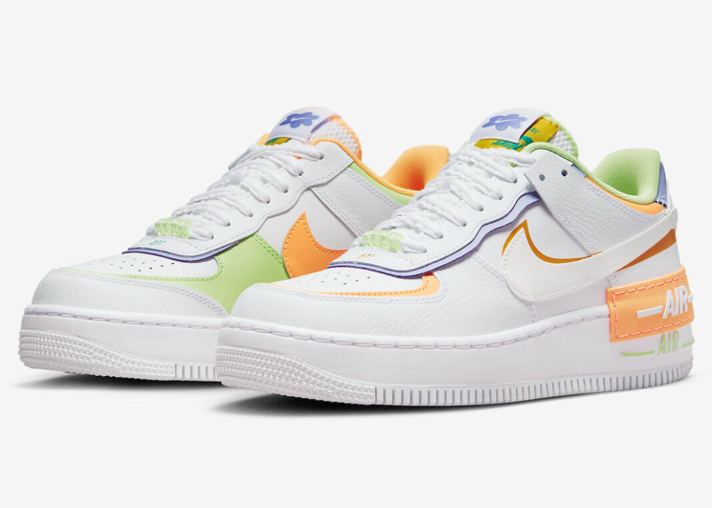 Giày Nike Air Force 1 Low Shadow 'White Peach Cream Lime' DX3718-100 - Ảnh 4