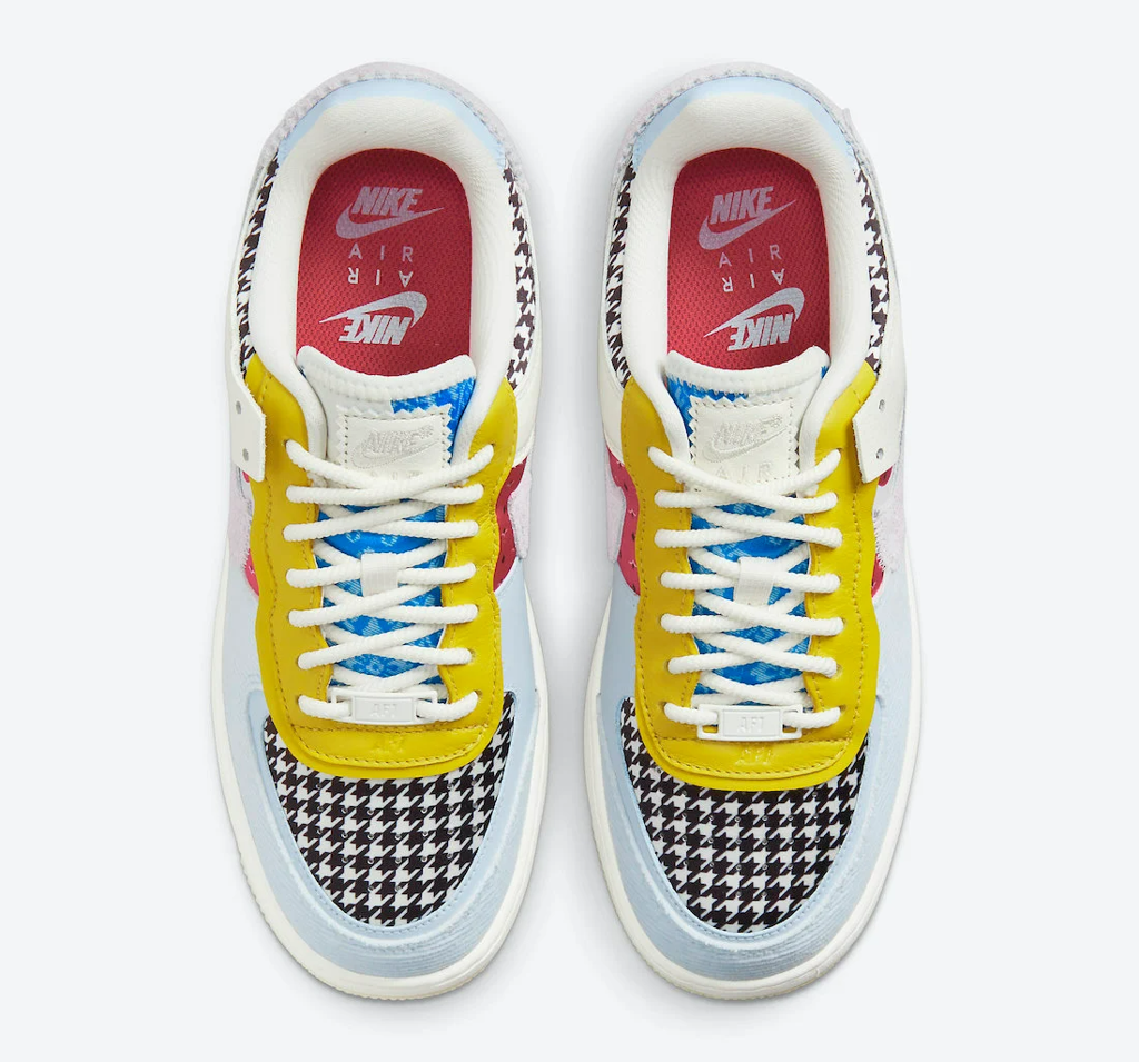 Giày Nike Wmns Air Force 1 Shadow 'Patchwork' DM8076-100 - Ảnh 5