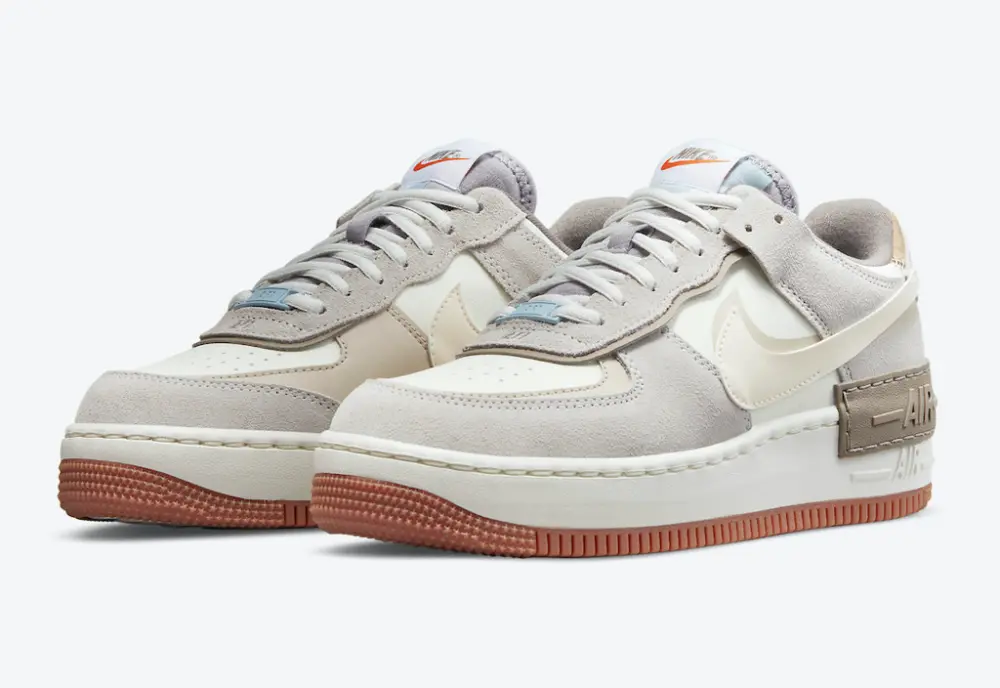 Alternative view of Giày Nike Wmns Air Force 1 Shadow 'Sail Pale Ivory' DO7449-111
