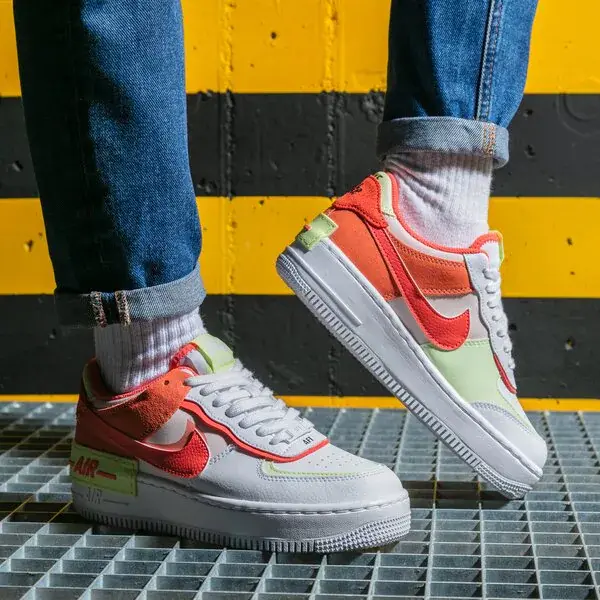 Alternative view of Giày Nike Wmns Air Force 1 Shadow 'White Magic Ember' CI0919-110