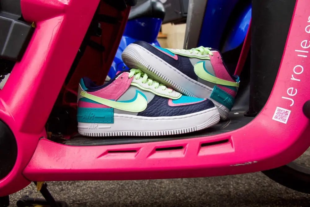 Giày Nike Air Force 1 Shadow 'Barely Volt Oracle Aqua' CK3172-001 - Ảnh 7