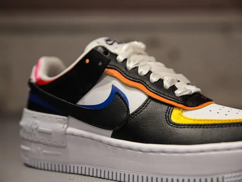 Alternative view of Giày Nike Wmns Air Force 1 Shadow 'White Multi' DC4462-100