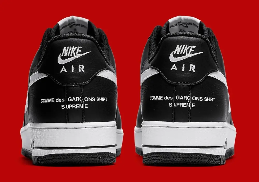 Giày Nike Air Force 1 Low Supreme x Comme des Garcons (2018) AR7623-001 - Ảnh 4