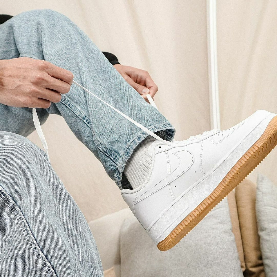 Giày Nike Air Force 1 07 'White Gum Light Brown' DJ2739-100 - Ảnh 3