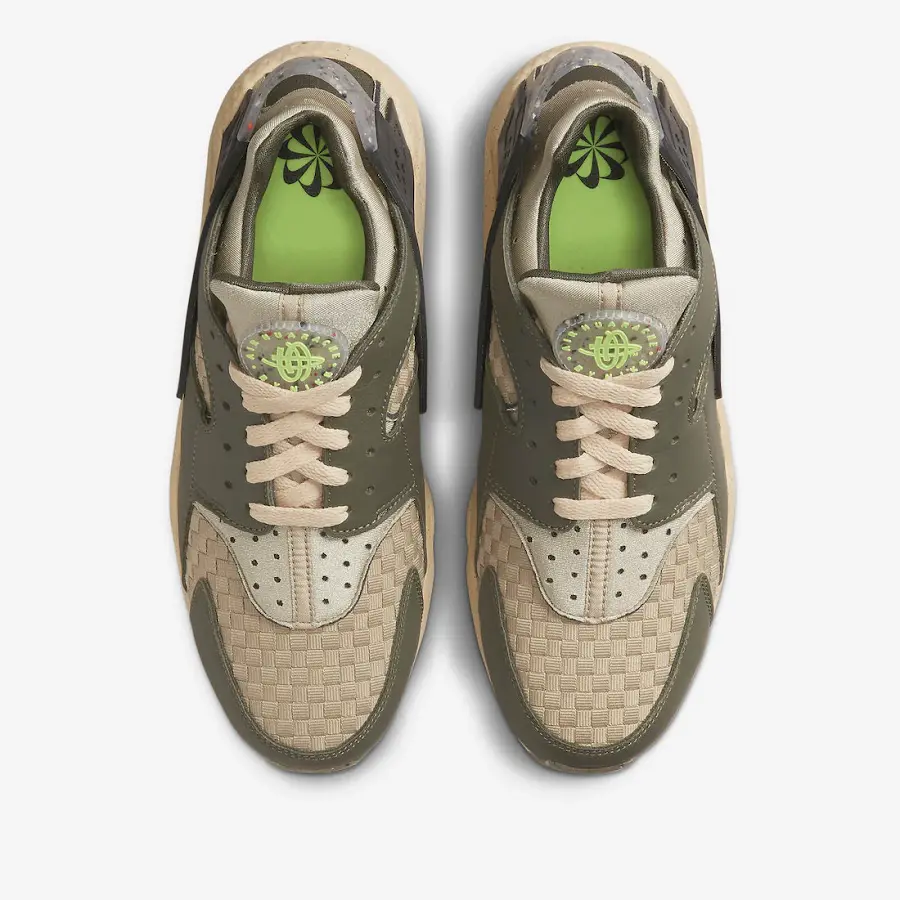 Giày Nike Air Huarache 'Crater Cargo Khaki Limestone' DM0863-300 - Ảnh 5