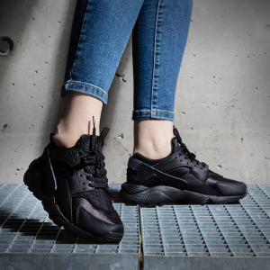 Alternative view of Giày Nike Air Huarache 'Black Anthracite Heel Tab' DH4439-001