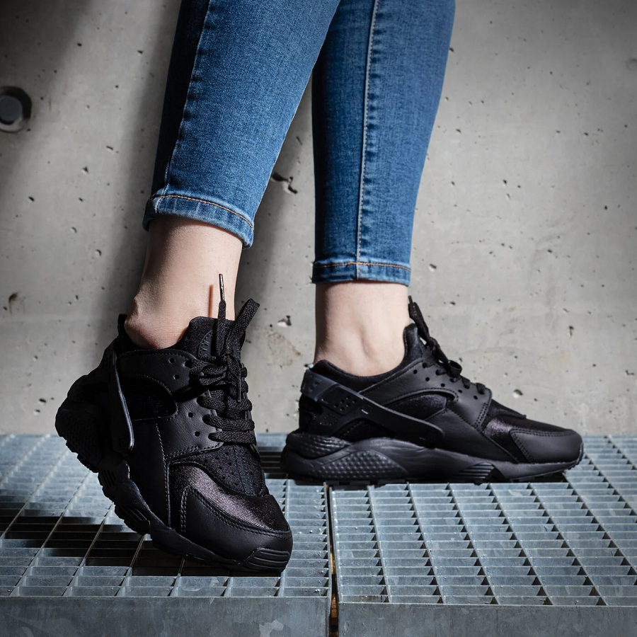Giày Nike Air Huarache 'Black Anthracite Heel Tab' DH4439-001 - Ảnh 2