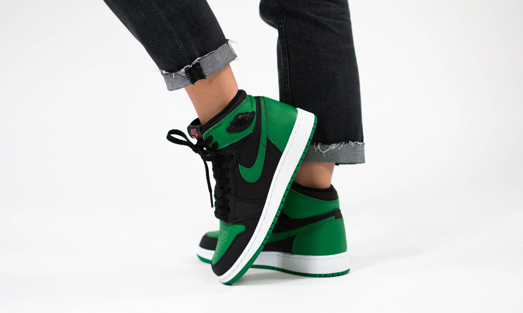 Giày Nike Air Jordan 1 Retro High OG GS 'Pine Green 2.0' 575441-030 - Ảnh 2