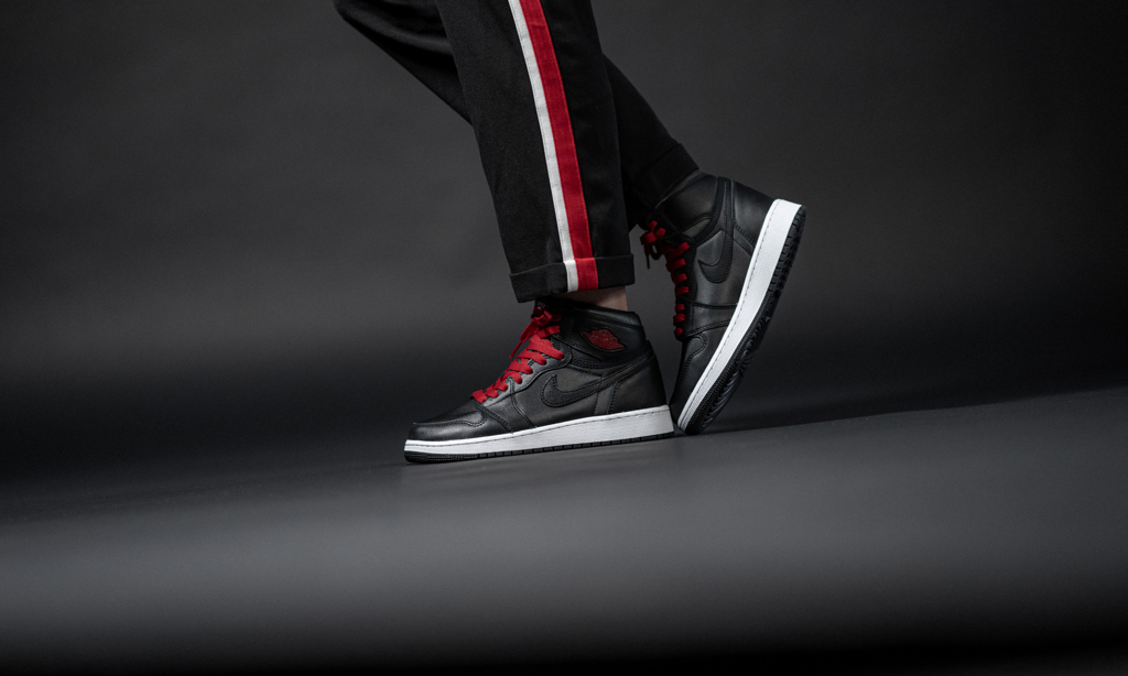 Giày Nike Air Jordan 1 Retro High OG BG 'Black Gym Red' 575441-060 - Ảnh 4