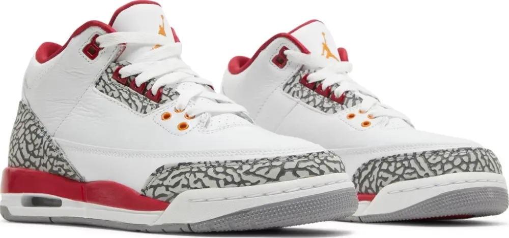 Alternative view of Giày Nike Air Jordan 3 Retro 'Cardinal Red' 398614-126