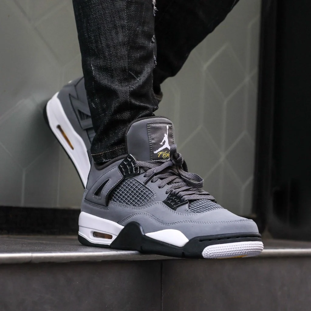 Giày Nike Air Jordan 4 Retro GS 'Cool Grey' 2019 408452-007 - Ảnh 4