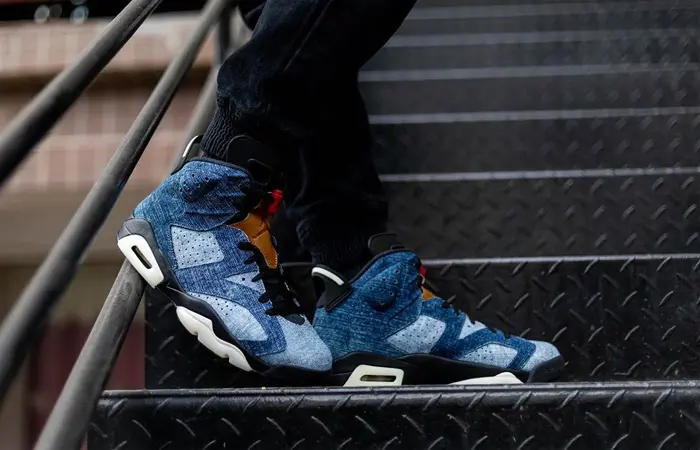 Alternative view of Giày Nike Air Jordan 6 Retro 'Washed Denim ' CT5350-401