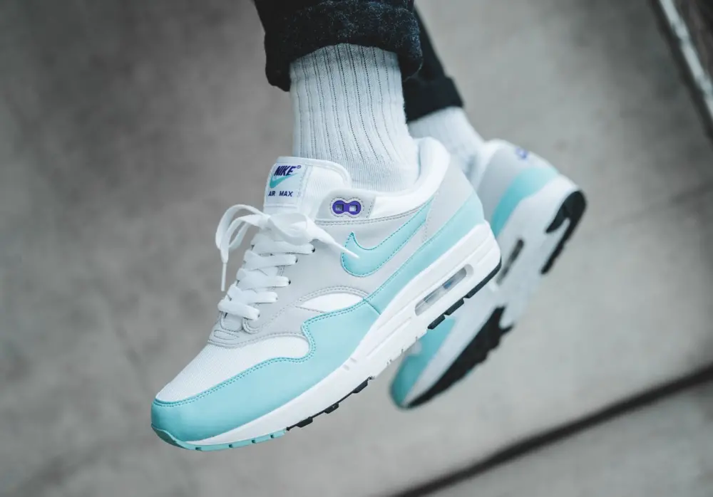 Giày Nike Air Max 1 Anniversary Aqua 908375-105 - Ảnh 4