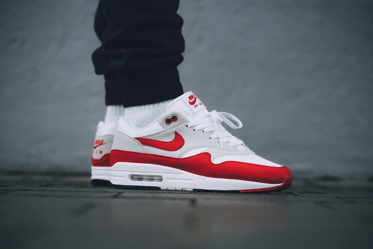 Giày Nike Air Max 1 Anniversary Red 908375-103 - Ảnh 6