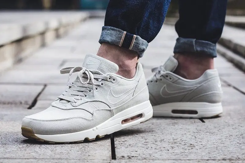 Giày Nike Air Max 1 Ultra 2.0 Textile 'Light Bone' 898009-001 - Ảnh 5