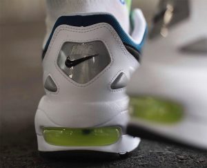 Alternative view of Giày Nike Air Max 2 Light Teal White CI3703-400