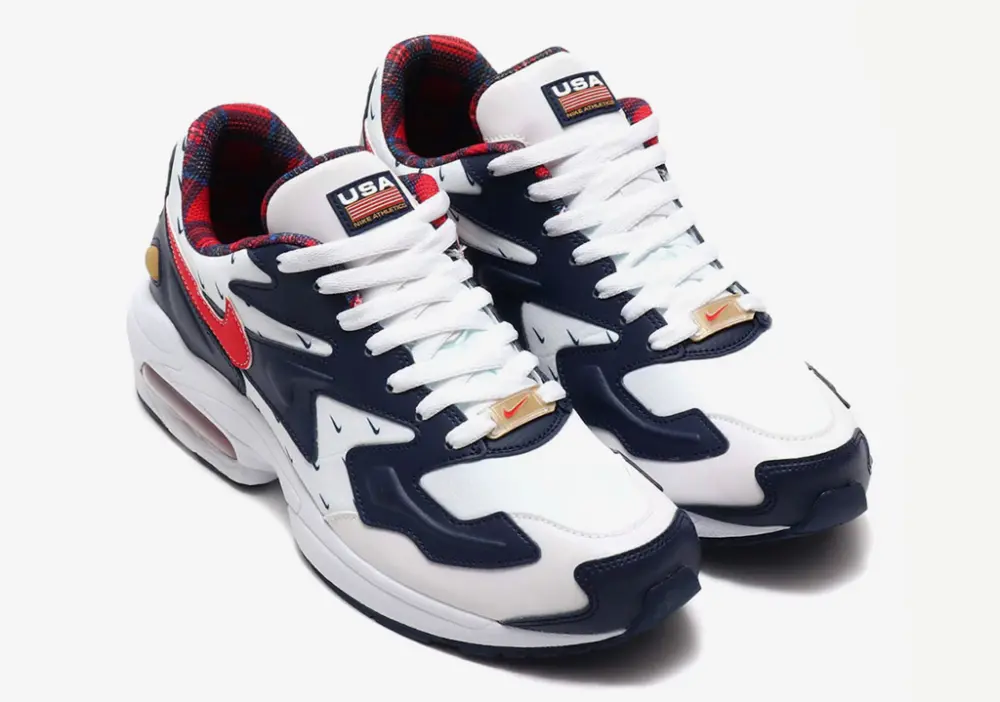 Alternative view of Giày Nike Air Max 2 Light 'USA' CK0848-100