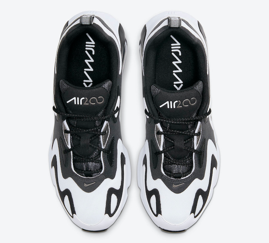 Giày Nike Air Max 200 'White Black' CT1262-100 - Ảnh 4
