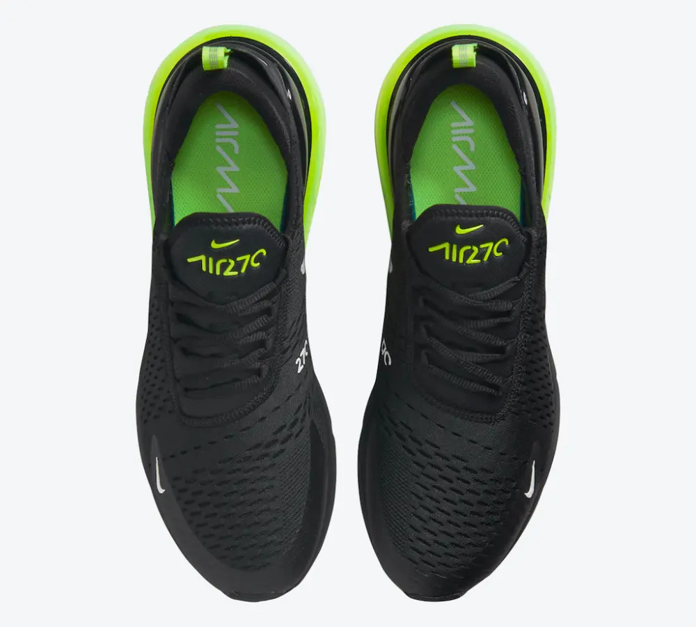 Giày Nike Air Max 270 'Black Neon' DO6392-001 - Ảnh 6