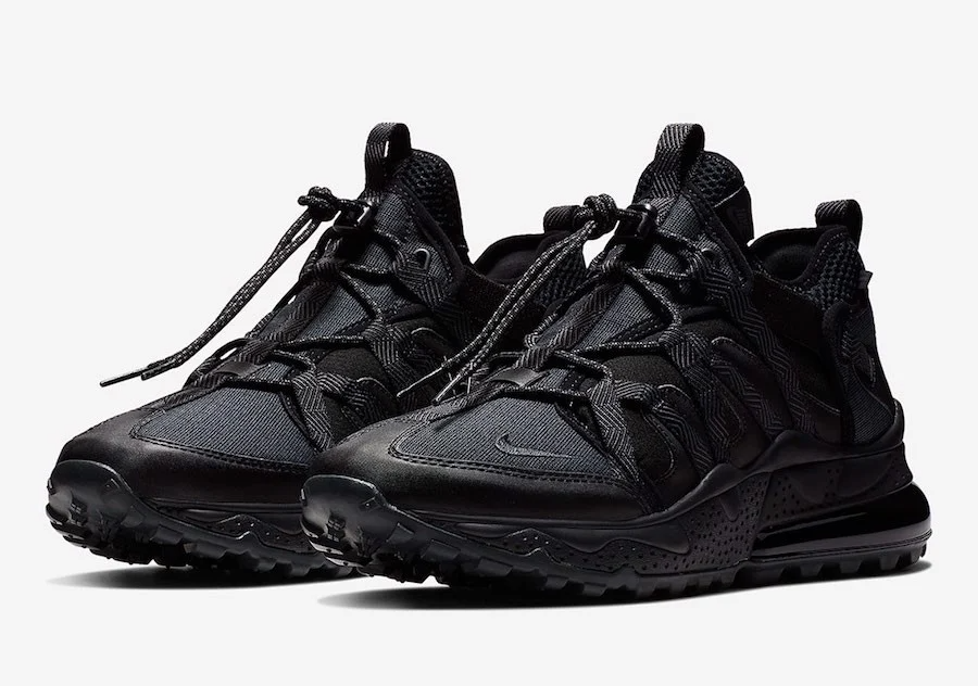 Giày Nike Air Max 270 Bowfin 'Triple Black' AJ7200-005 - Ảnh 4