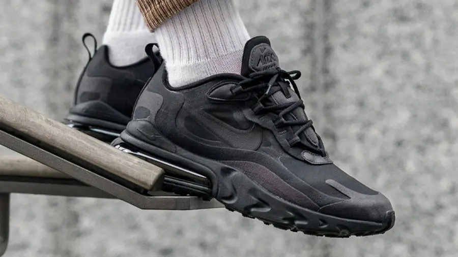Alternative view of Giày Nike Air Max 270 React 'Black Oil Grey' CI3866-003