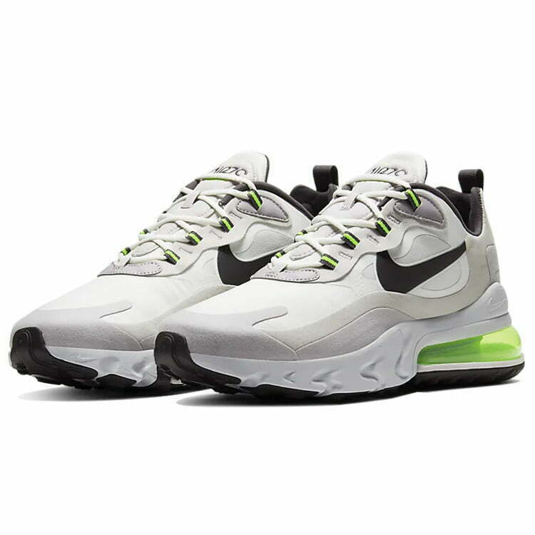 Giày Nike Air Max 270 React 'White Grey Electric Green' CI3866-100 - Ảnh 2