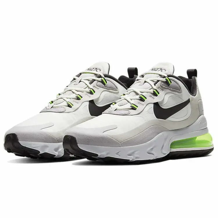 Alternative view of Giày Nike Air Max 270 React 'White Grey Electric Green' CI3866-100