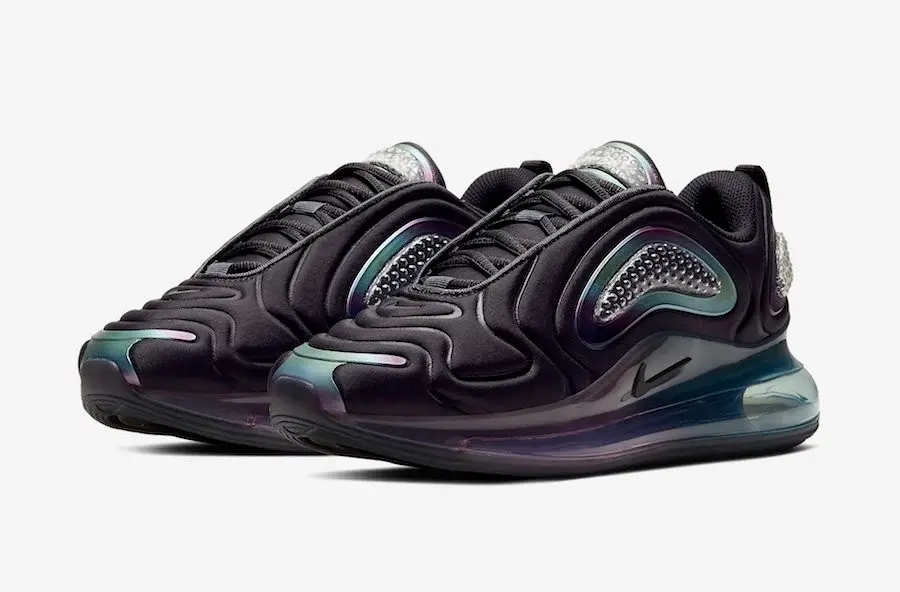 Alternative view of Giày Nike Air Max 720 GS 'Bubble Pack Black' CT9635-001