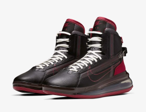 Alternative view of Giày Nike Air Max 720 Saturn 'Black Team Red' AO2110-004