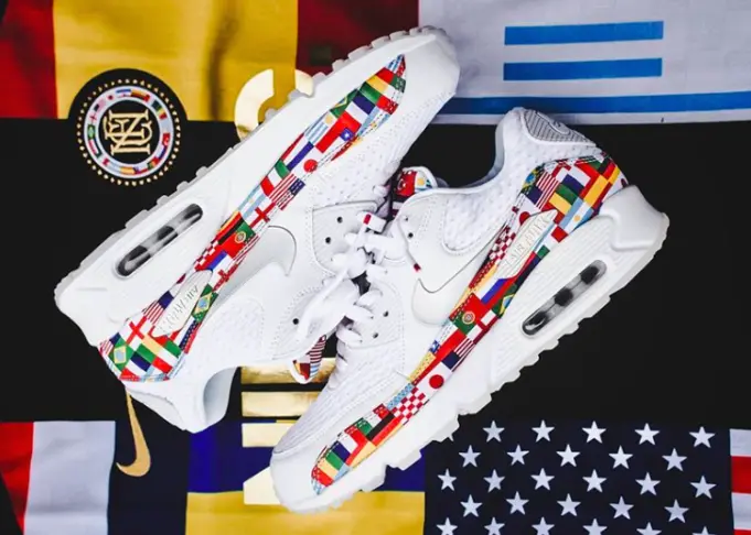 Giày Nike Air Max 90 NIC 'One World' AO5119-100 - Ảnh 3