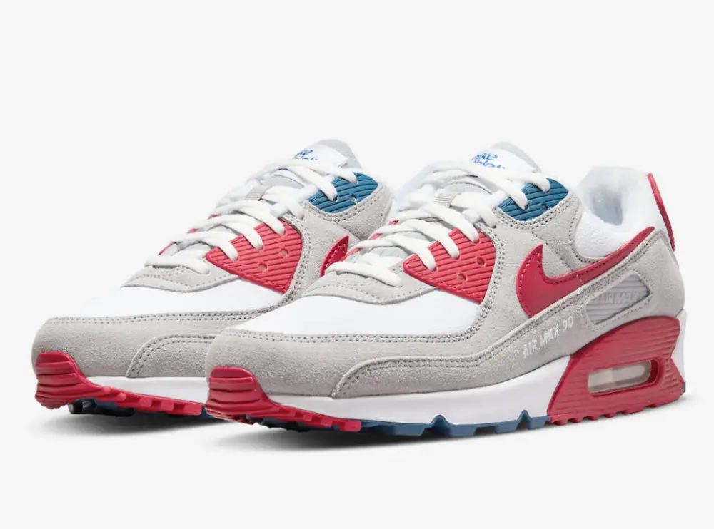 Giày Nike Air Max 90 'Athletic Club University Red' DQ8235-001 - Ảnh 3