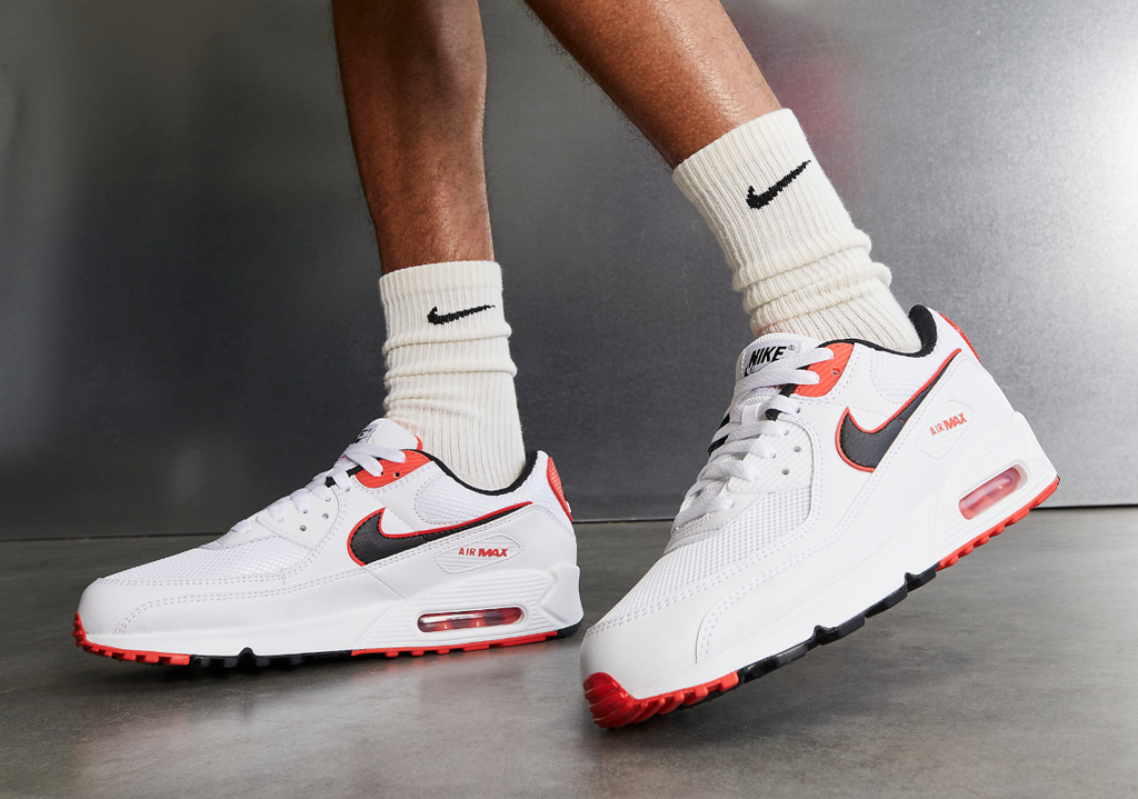 Giày Nike Air Max 90 'White Max Orange' DO8903-100 - Ảnh 2