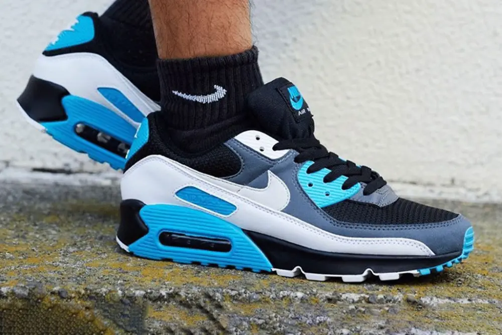 Alternative view of Giày Nike Air Max 90 'Reverse Laser Blue' CT0693-001