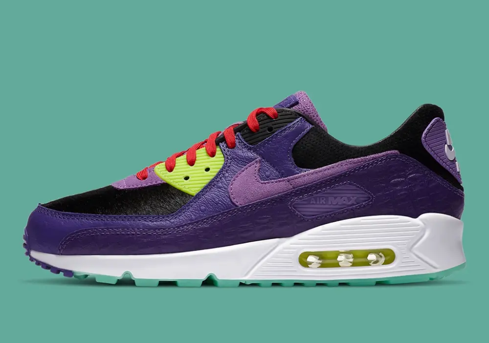 Giày Nike Air Max 90 'Exotic Animal Pack - Violet Blend' CZ5588-001 - Ảnh 3