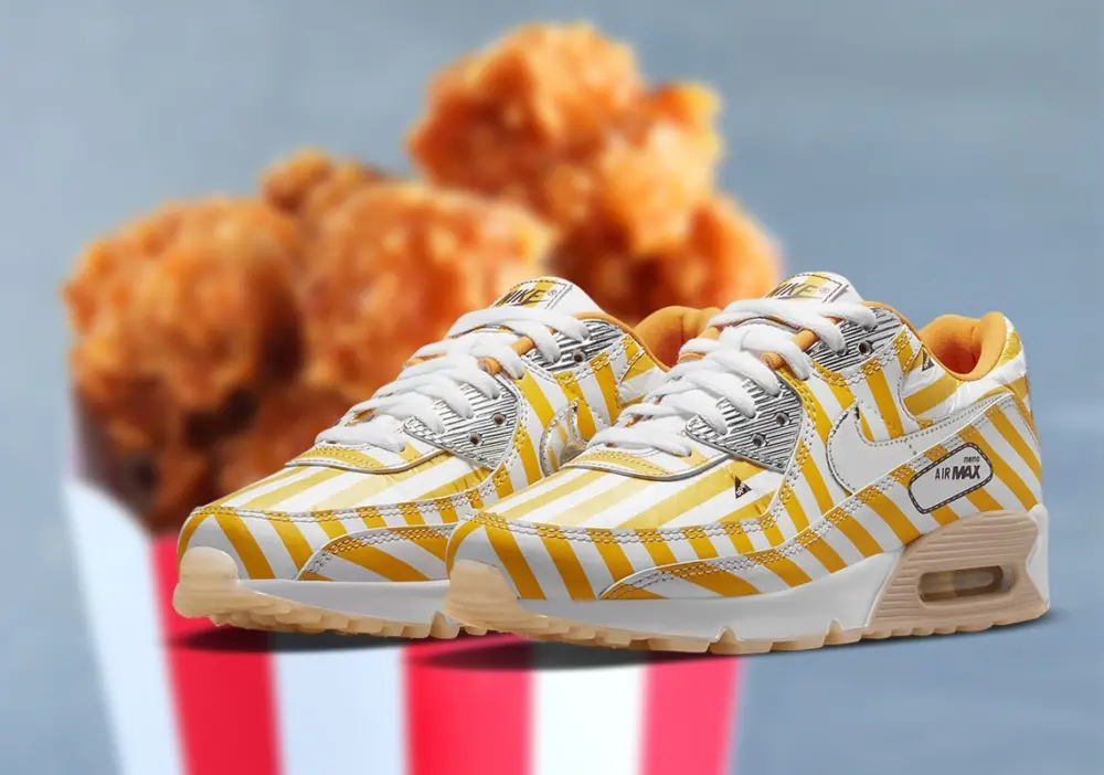 Alternative view of Giày Nike Air Max 90 SE 'Swoosh Mart Fried Chicken' DD5481-735