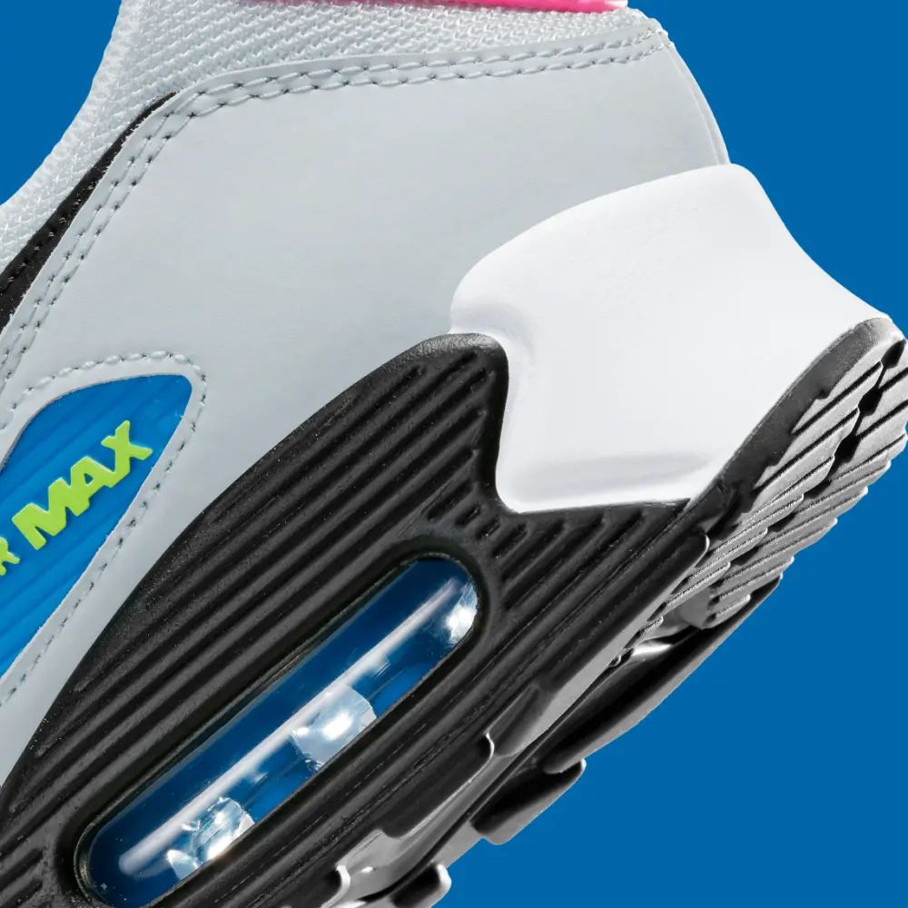 Giày Nike Air Max 90 'Grey Neon' DZ4398-001 - Ảnh 6