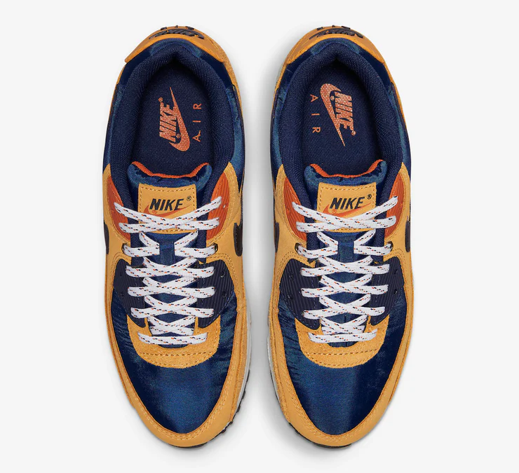 Giày Nike Air Max 90 'Bucktan Team Navy' DZ5175-200 - Ảnh 4