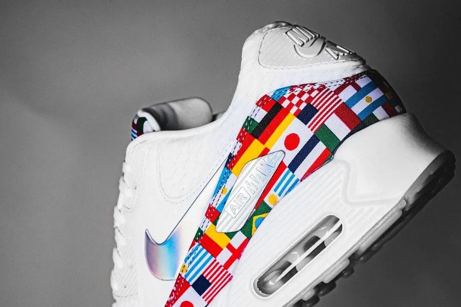 Giày Nike Air Max 90 NIC 'One World' AO5119-100 - Ảnh 4