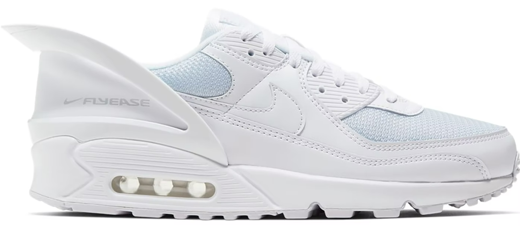 Giày Nike Air Max 90 'Flyease Tripple White' CU0814-102