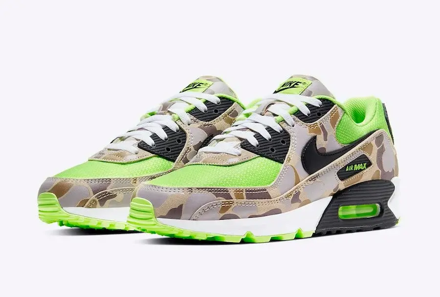 Giày Nike Air Max 90 'Green Camo' CW4039-300 - Ảnh 4