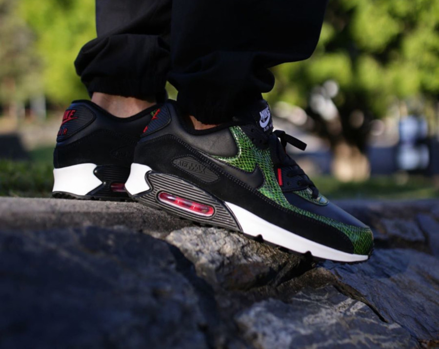 Giày Nike Air Max 90 'Green Python' CD0916-001 - Ảnh 4