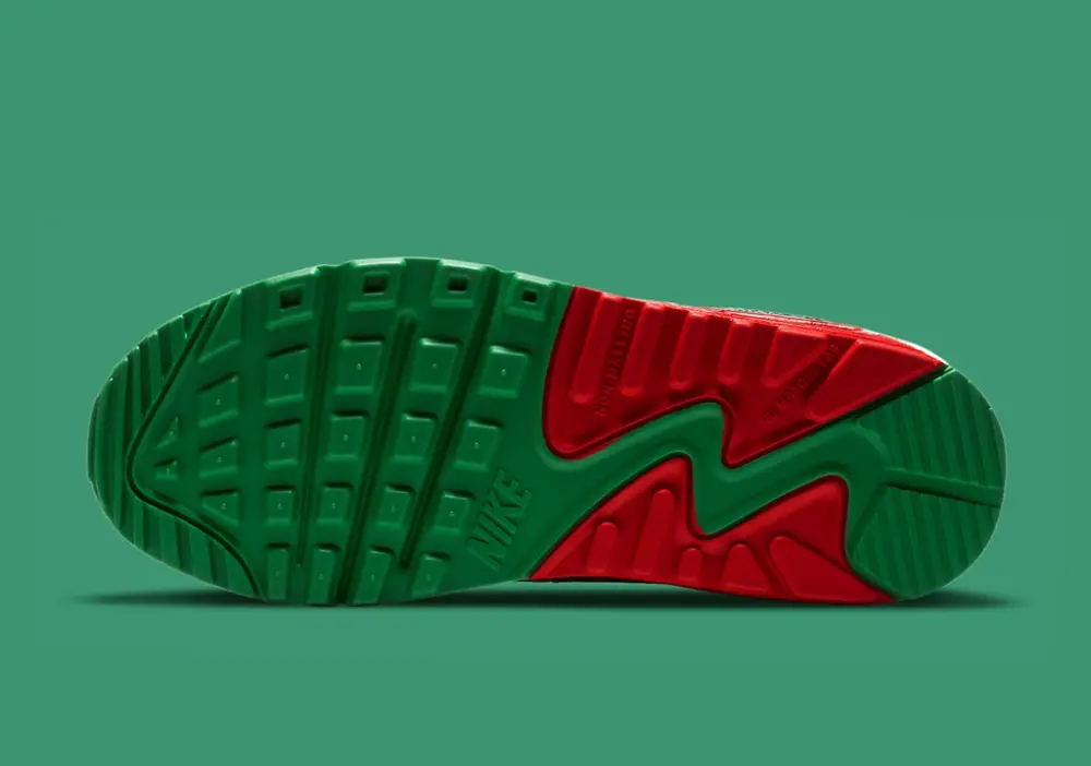 Giày Nike Air Max 90 GS 'Christmas Sweater' DC1621-100 - Ảnh 7