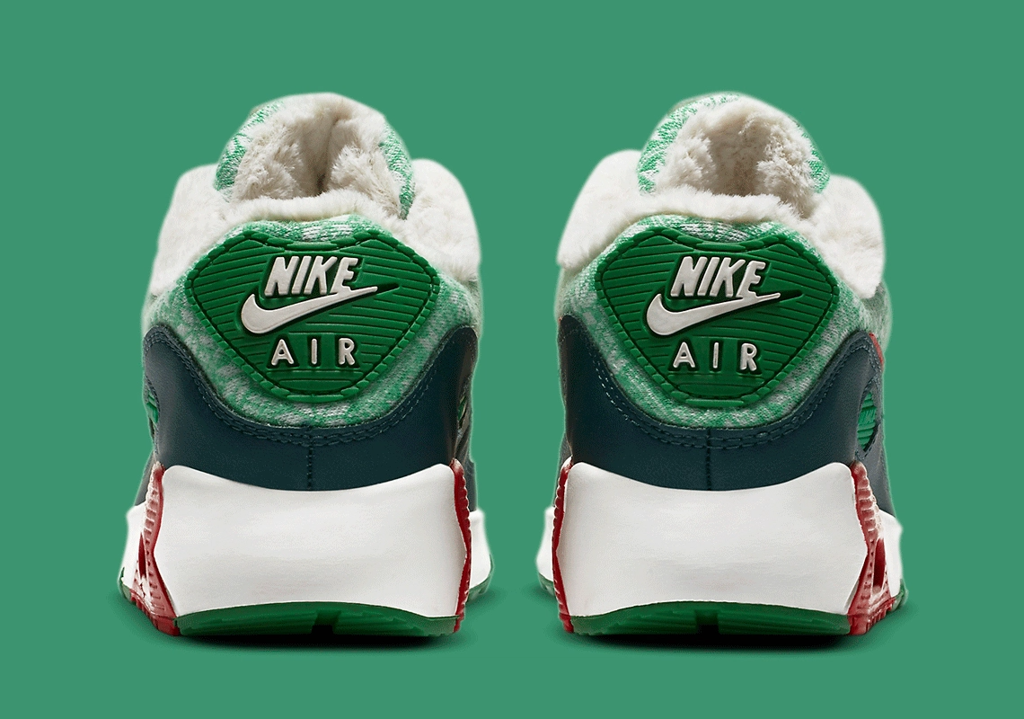 Giày Nike Air Max 90 GS 'Christmas Sweater' DC1621-100 - Ảnh 6
