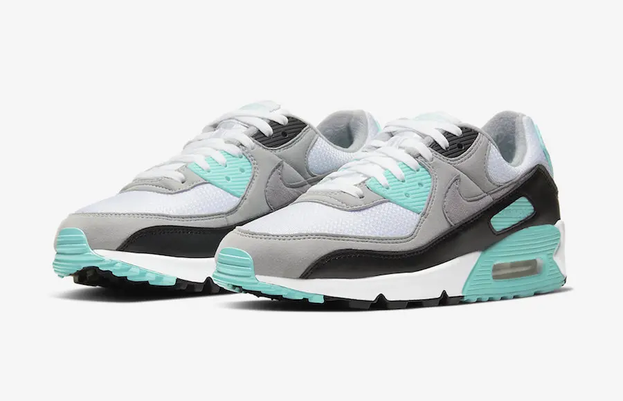 Alternative view of Giày Nike Air Max 90 'Hyper Turquoise' CD0881-100