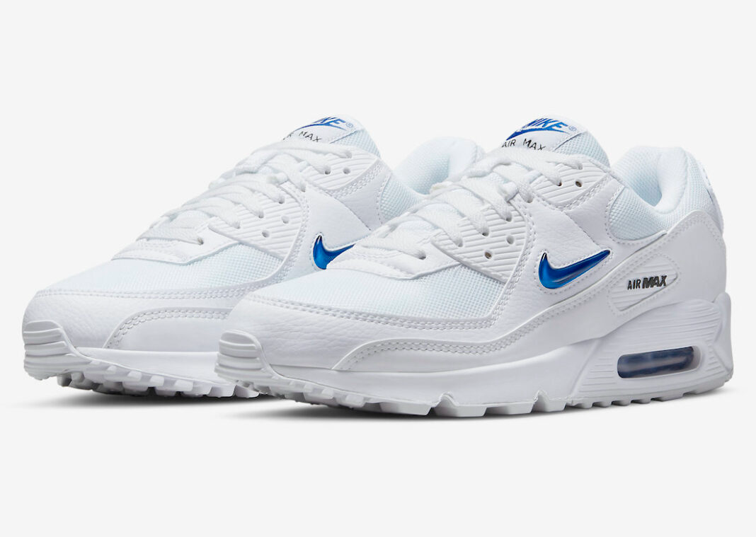 Giày Nike Air Max 90 'Jewel White Royal' DV3503-100 - Ảnh 3