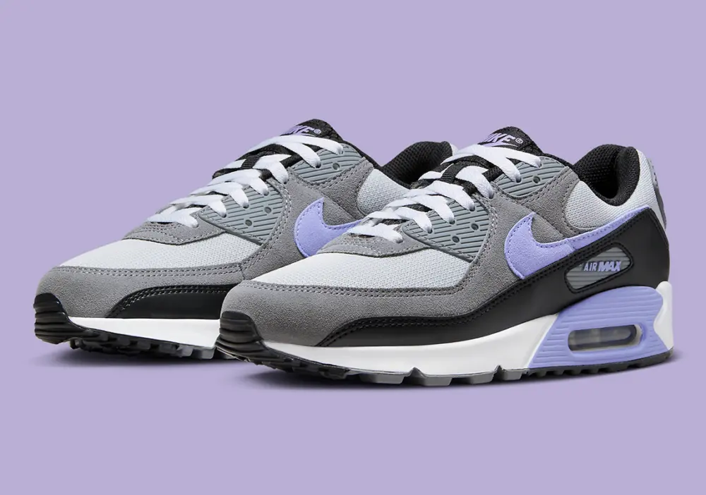 Alternative view of Giày Nike Air Max 90 'Grey Lavender' DM0029-014
