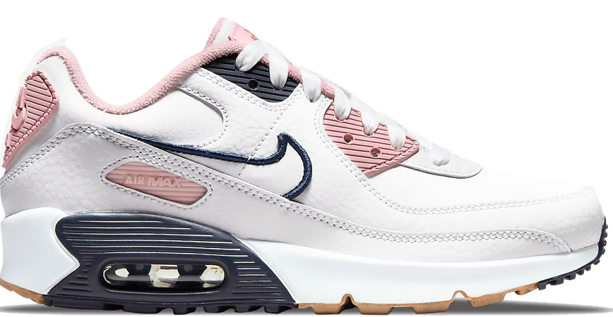 Giày Nike Air Max 90 LTR SE Older Kids' Shoes 'White Pink Glaze' DB0472-100