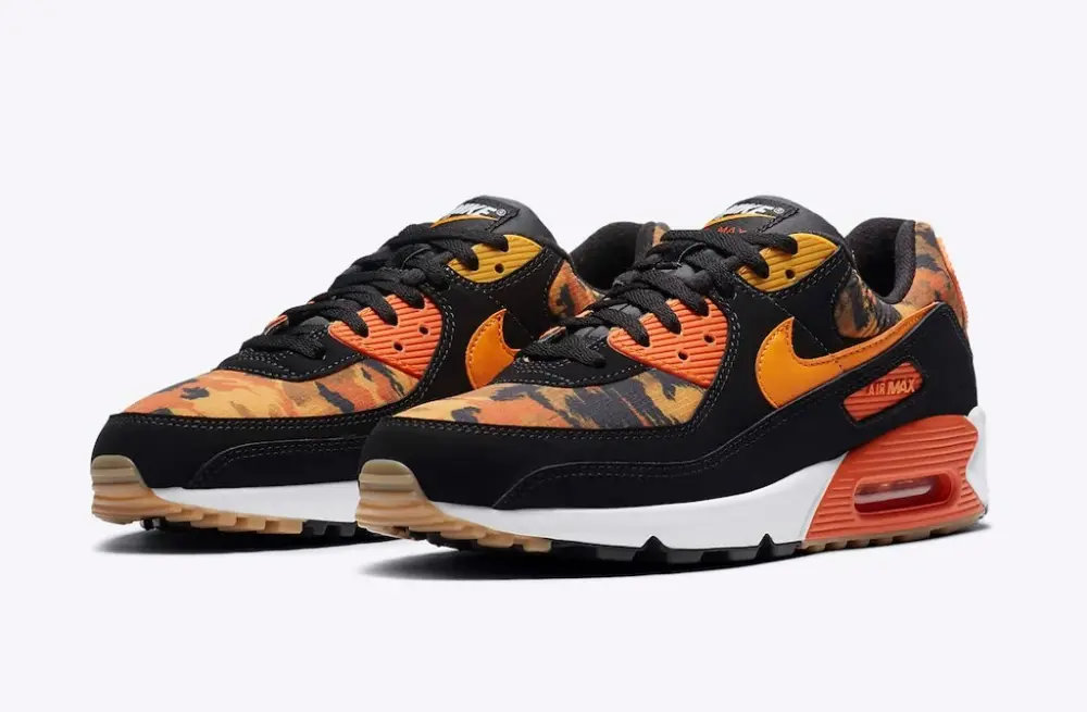 Alternative view of Giày Nike Air Max 90 'Orange Camo' CZ7889-001